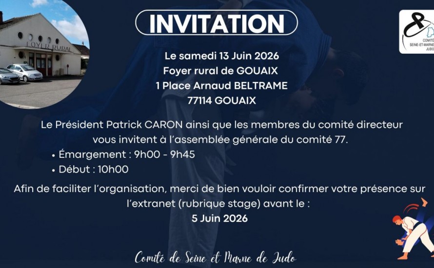 AG COMITE DE SEINE ET MARNE 2026